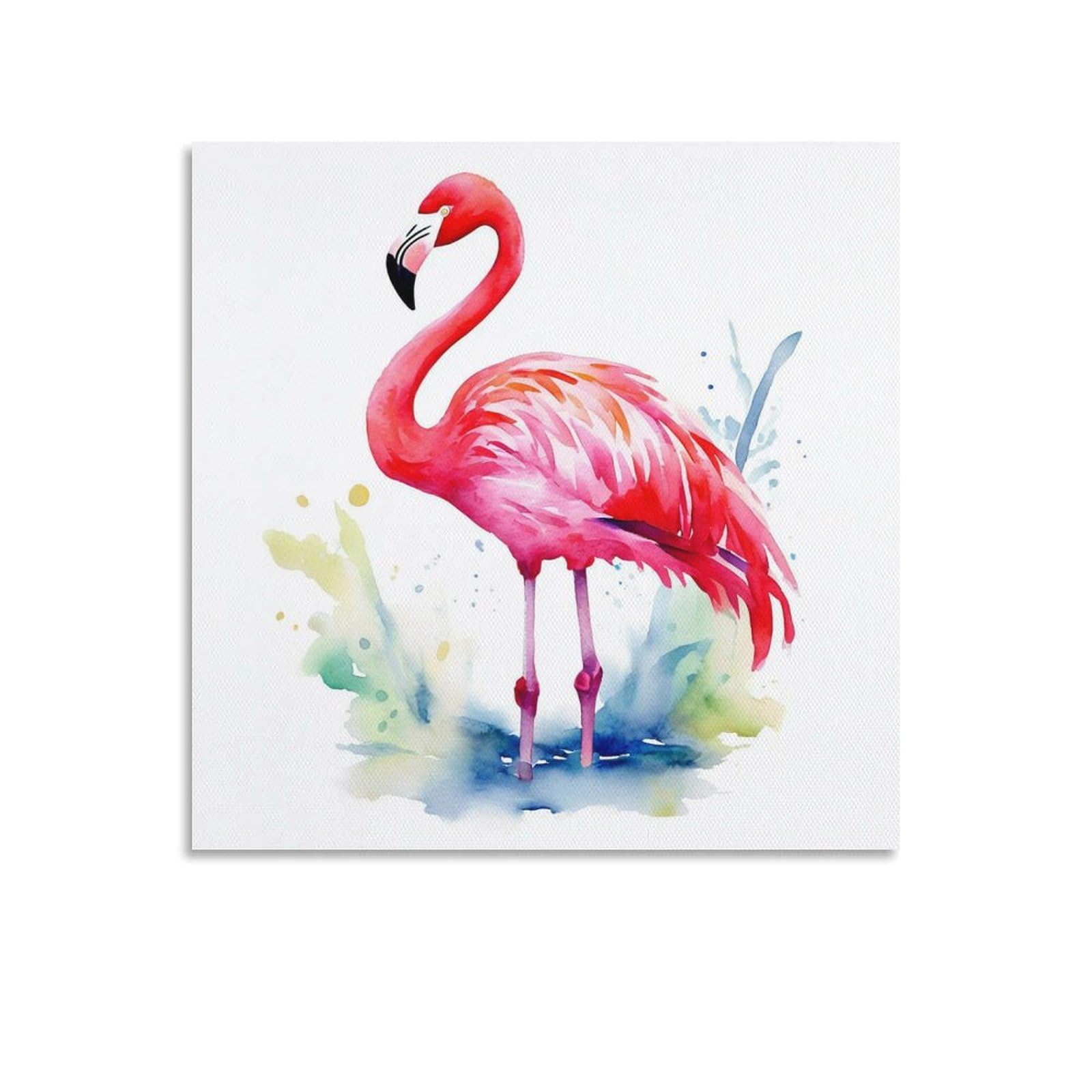 Amazon.co.jp: フラミンゴ 動物 絵画 ポップアート モダンアート